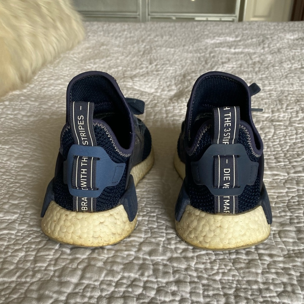 Navy Blue Adidas NMD’s - Picture 3 of 5